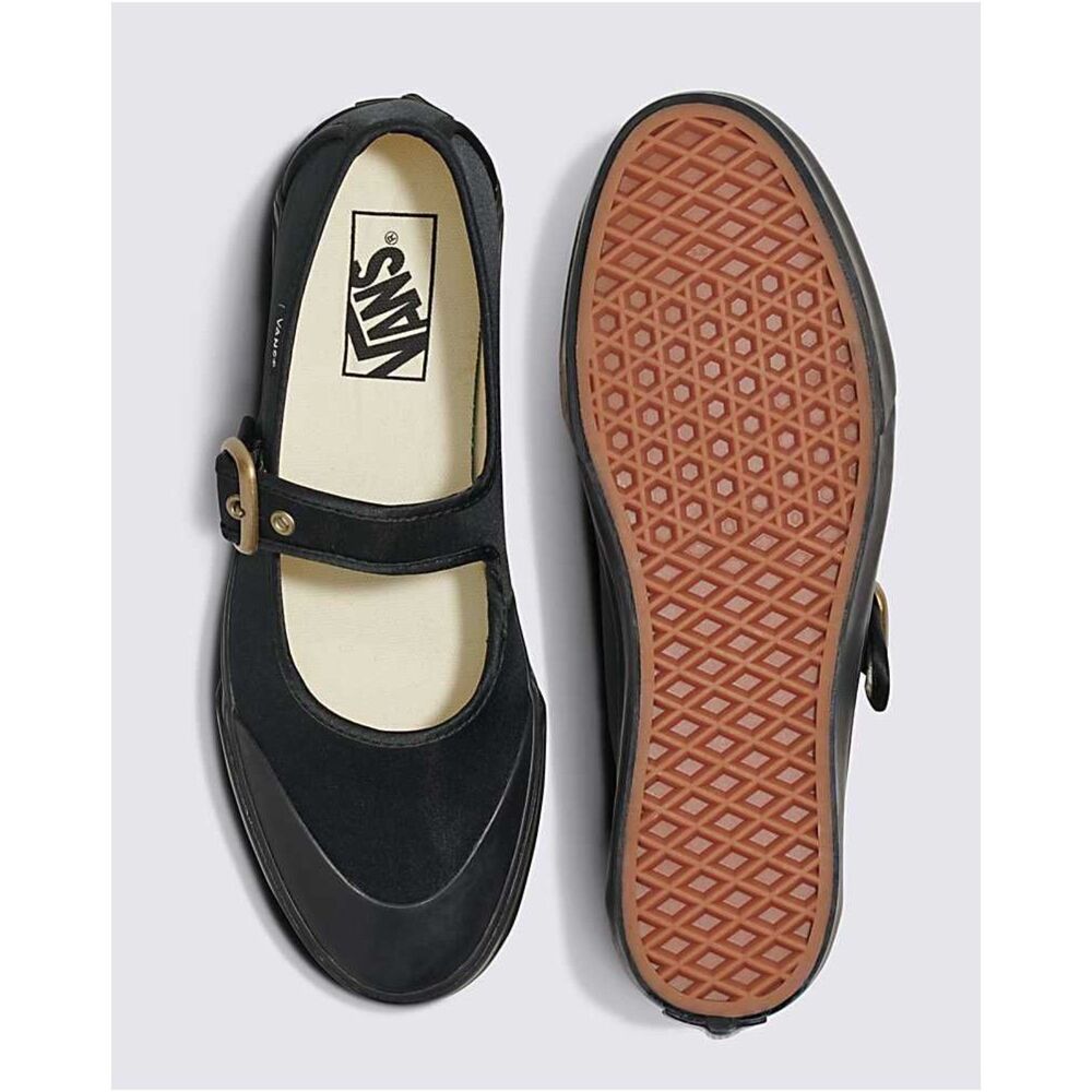 Vans Womens Mary Jane Shoes Black Buckle Strap Size 6M